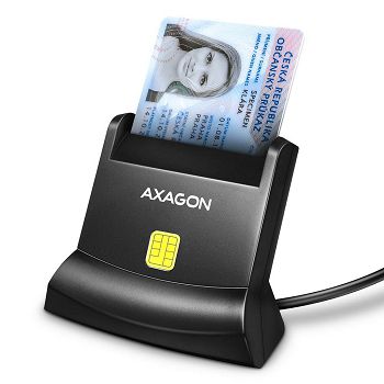 Čitač pametnih kartica i pametnih osobnih iskaznica AXAGON CRE-SM4N 