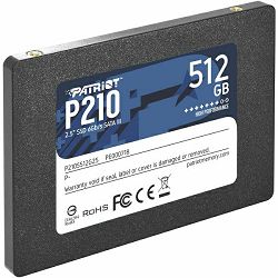 AKCIJA-Patriot SSD P210 R520/W430, 512GB, 7mm, 2.5"