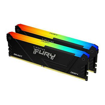 Radna memorija Kingston DDR4 16GB, 3200MHz, (2x8G) FURY Beast RGB