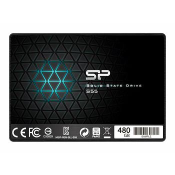 SILICON POWER SSD Slim S55 480GB 2.5inch SATA III 6GB/s 560/530 MB/s