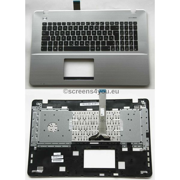 Gornji poklopac sa tipkovnicom za laptope Asus X751/R752