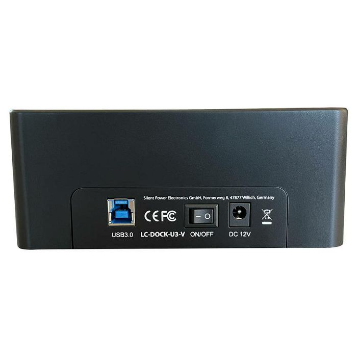LC-Power dock za SSD/HDD, USB 3.2 - "kloniranje jednim dodirom"