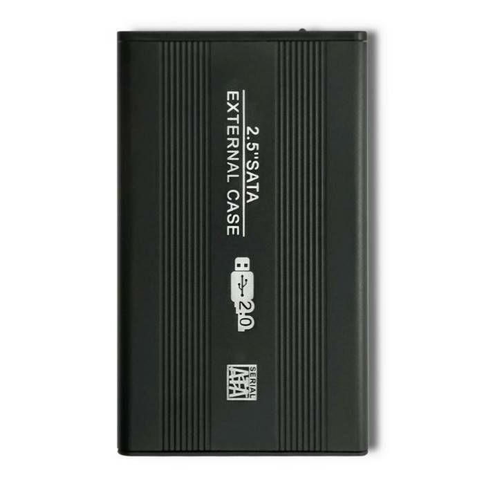 Qoltec kućište vanjskog tvrdog diska HDD/SSD 2,5'' SATA3 | USB 2.0 | Crno