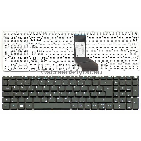 Tipkovnica za laptope Acer Aspire E5-573/E5-575G/E5-722/E5-772 crna