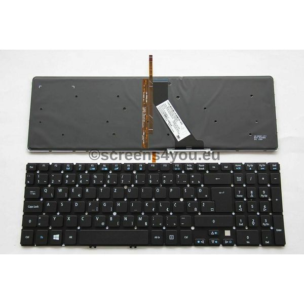 Tipkovnica za laptope Acer Aspire V5-531/V5-531G/V5-571/V5-571G pozadinsko osvjetljenje